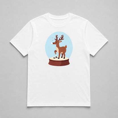 Christmas - Playful Reindeer Snow Globe