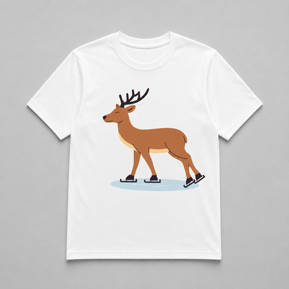 Christmas - Happy Skating Reindeer