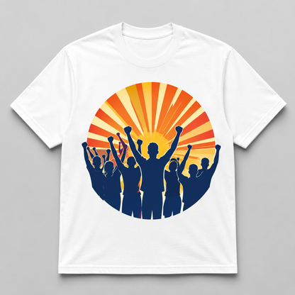 Soccer - Retro Sunburst Supporters
