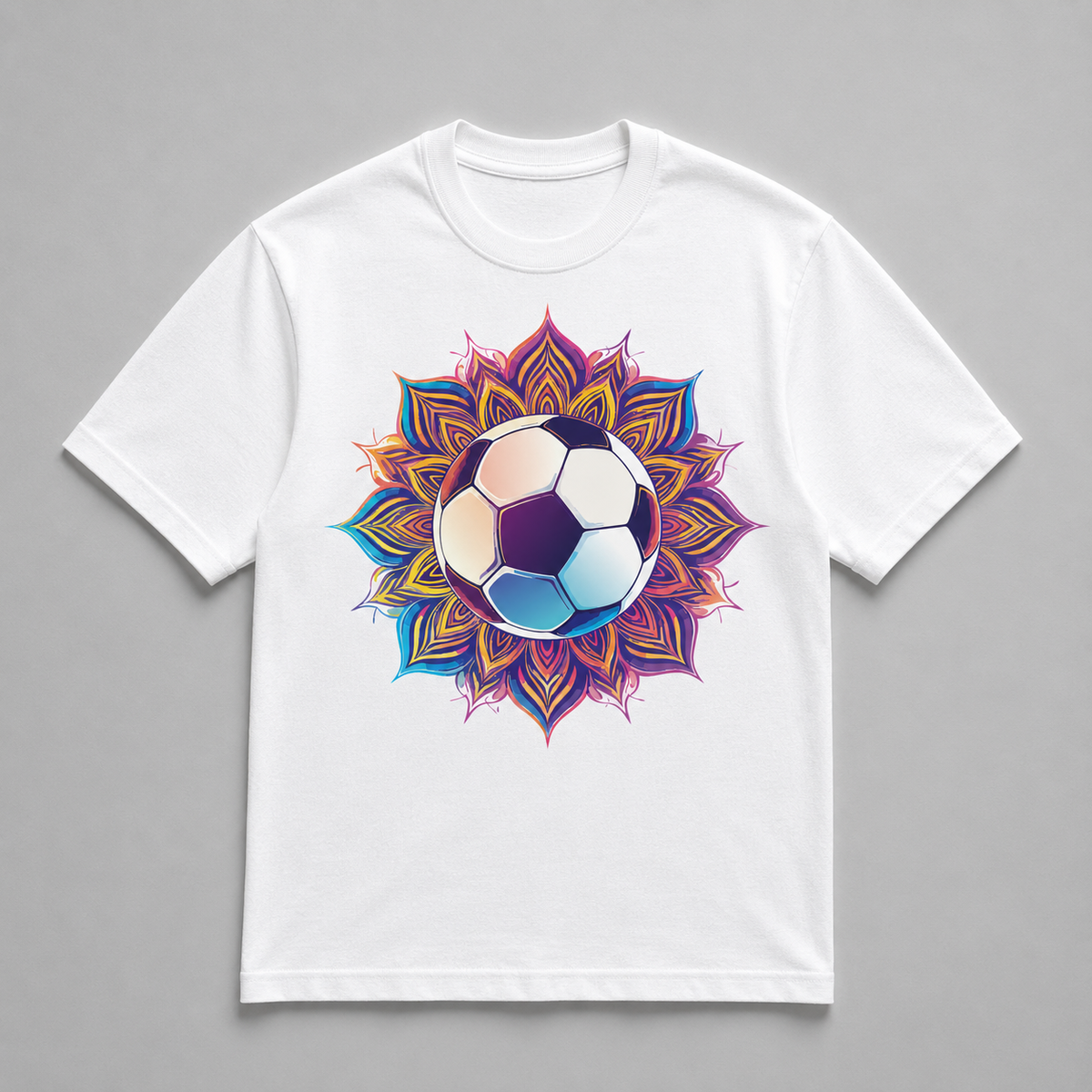 Soccer - Vibrant Soccer Mandala