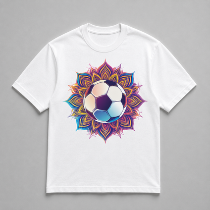 Soccer - Vibrant Soccer Mandala