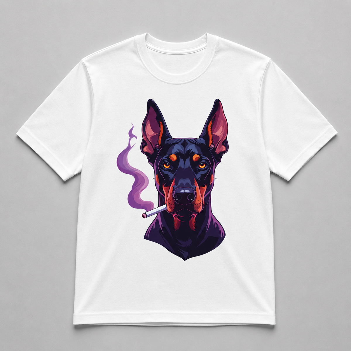 Animals - Midnight Neon Doberman