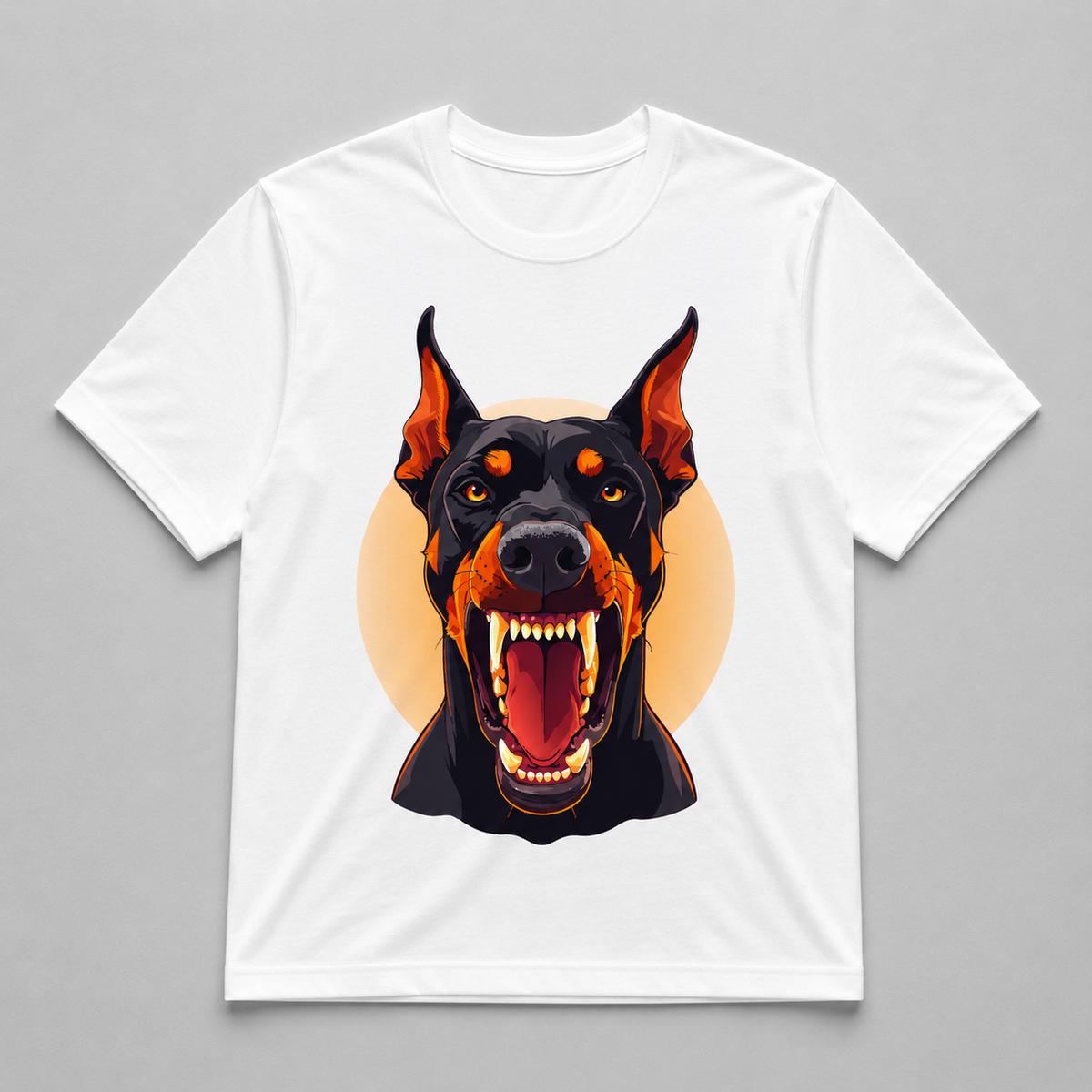 Animals - Fierce Barking Doberman