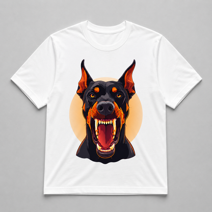 Animals - Fierce Barking Doberman