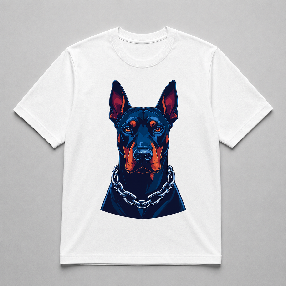 Animals - Stoic Chainlink Doberman