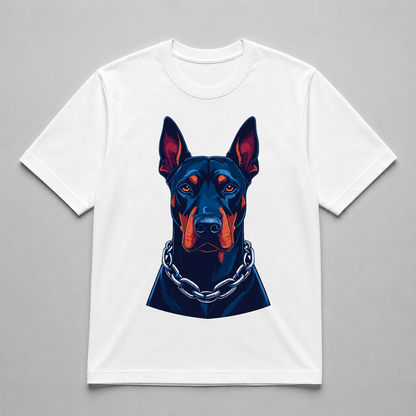 Animals - Stoic Chainlink Doberman