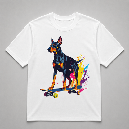 Animals - Pop-Art Skater Doberman