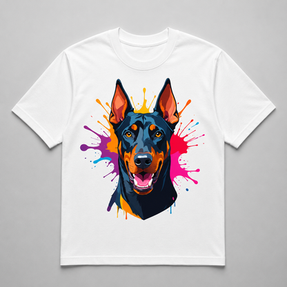 Animals - Pop-Art Splash Doberman