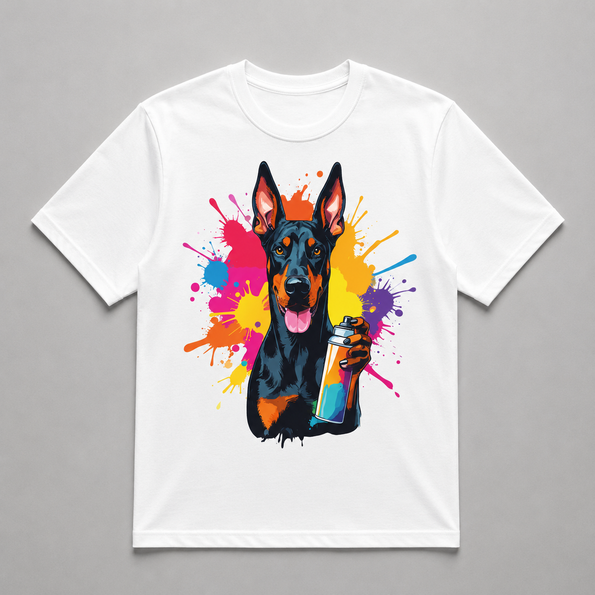 Animals - Graffiti Artist Doberman