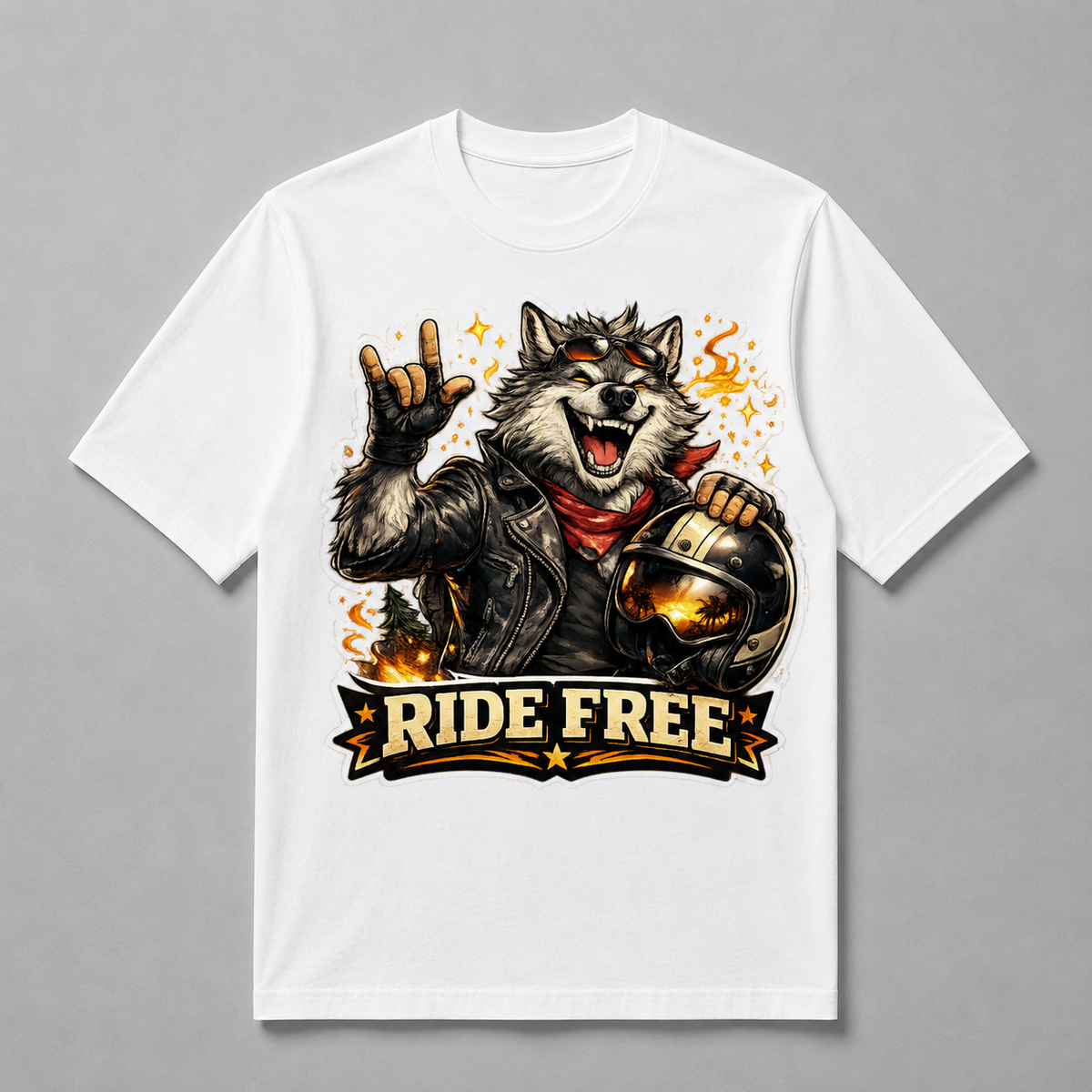 4th of July - Ride Free Wolf
