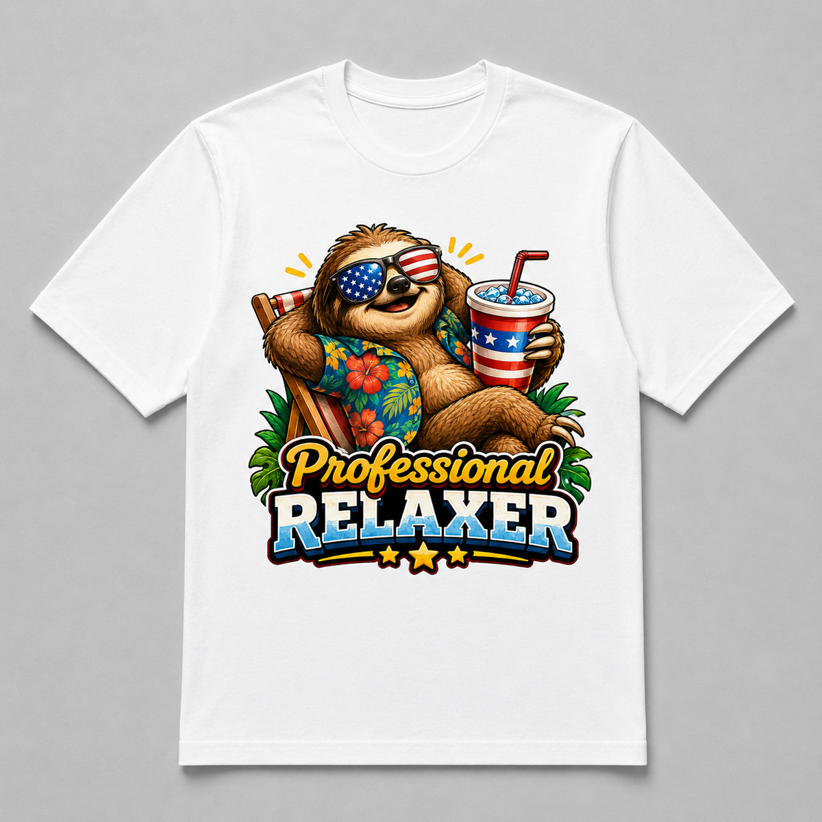 4th of July - Professional Relaxer Sloth