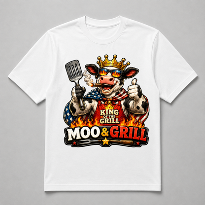 4th of July - Moo & Grill BBQ King Cow