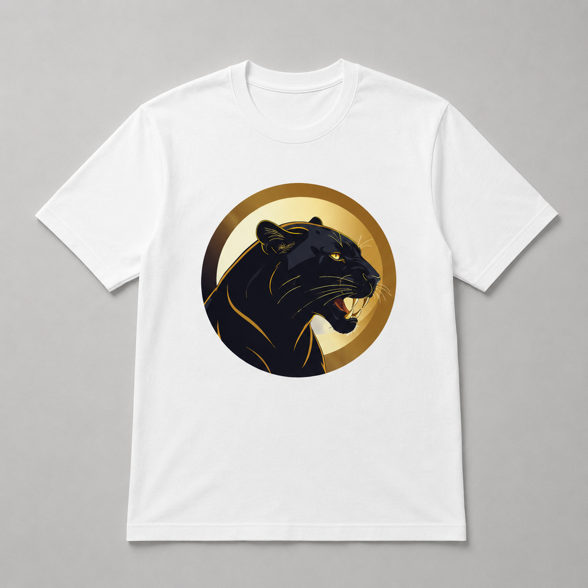 Animals - Golden Roaring Panther