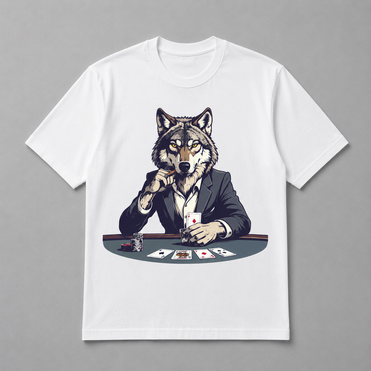 Animals - High Roller Poker Wolf
