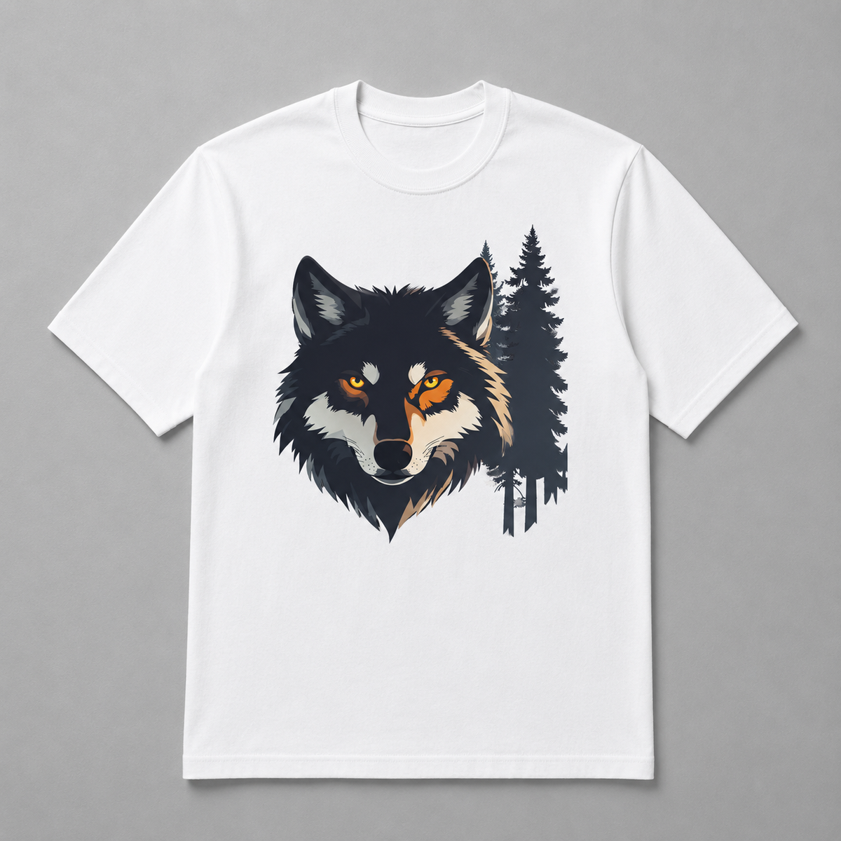 Animals - Shadow Forest Wolf Portrait