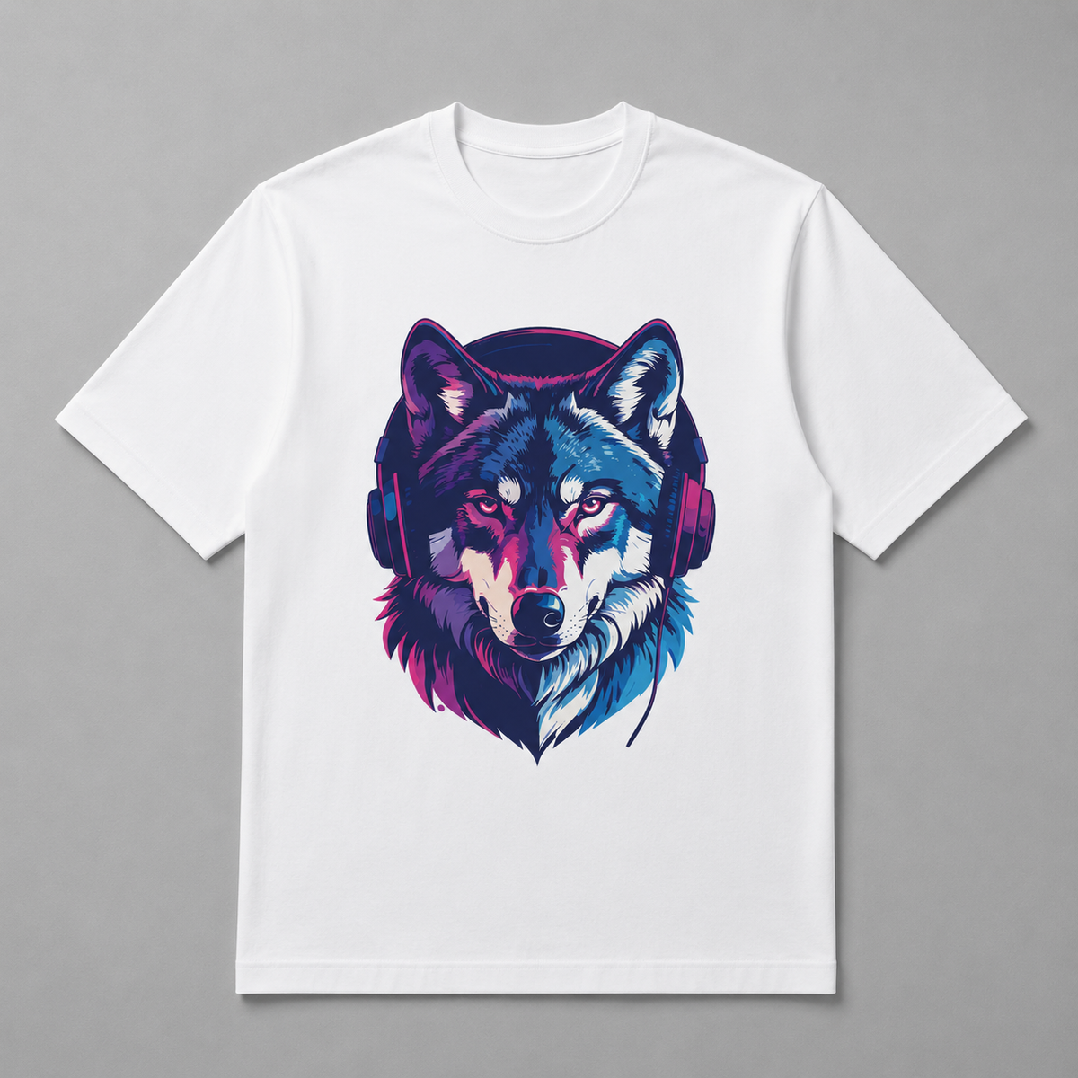 Animals - Neon Beats Synthwave Wolf