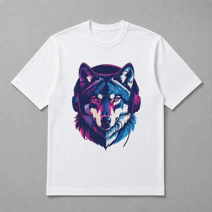 Animals - Neon Beats Synthwave Wolf