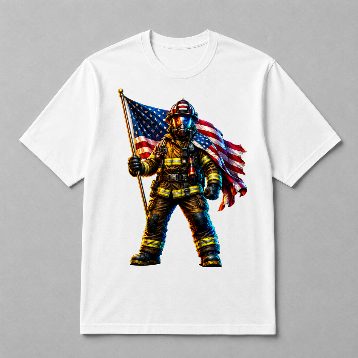 4th of July – Firefighter Freedom Shield