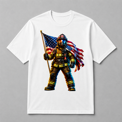 4th of July – Firefighter Freedom Shield