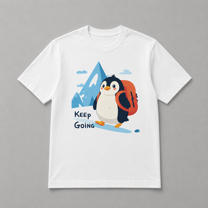 Animals - "Keep Going" Backpacking Penguin