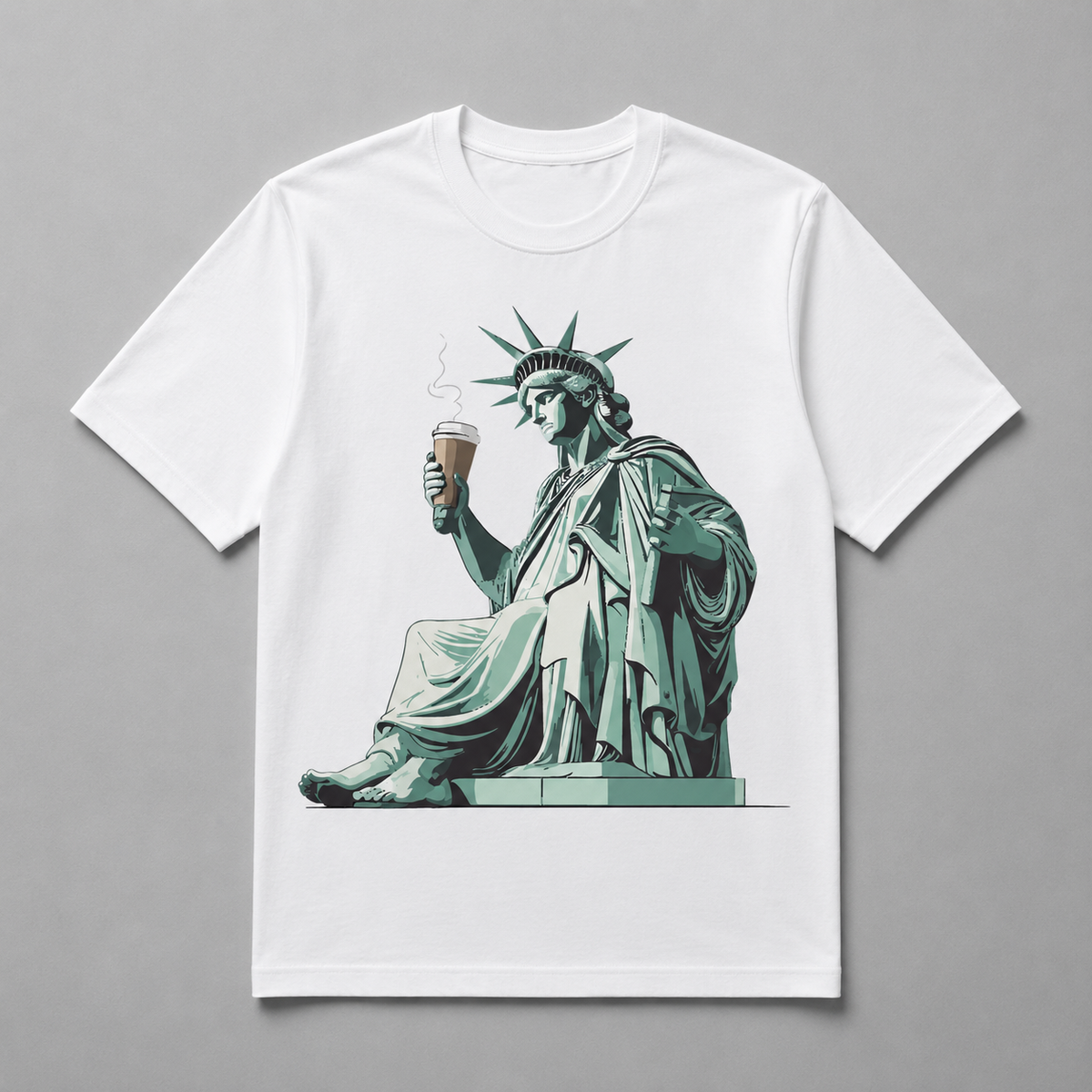 4th of July - Coffee-Loving Lady Liberty