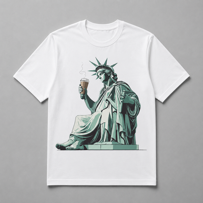 4th of July - Coffee-Loving Lady Liberty