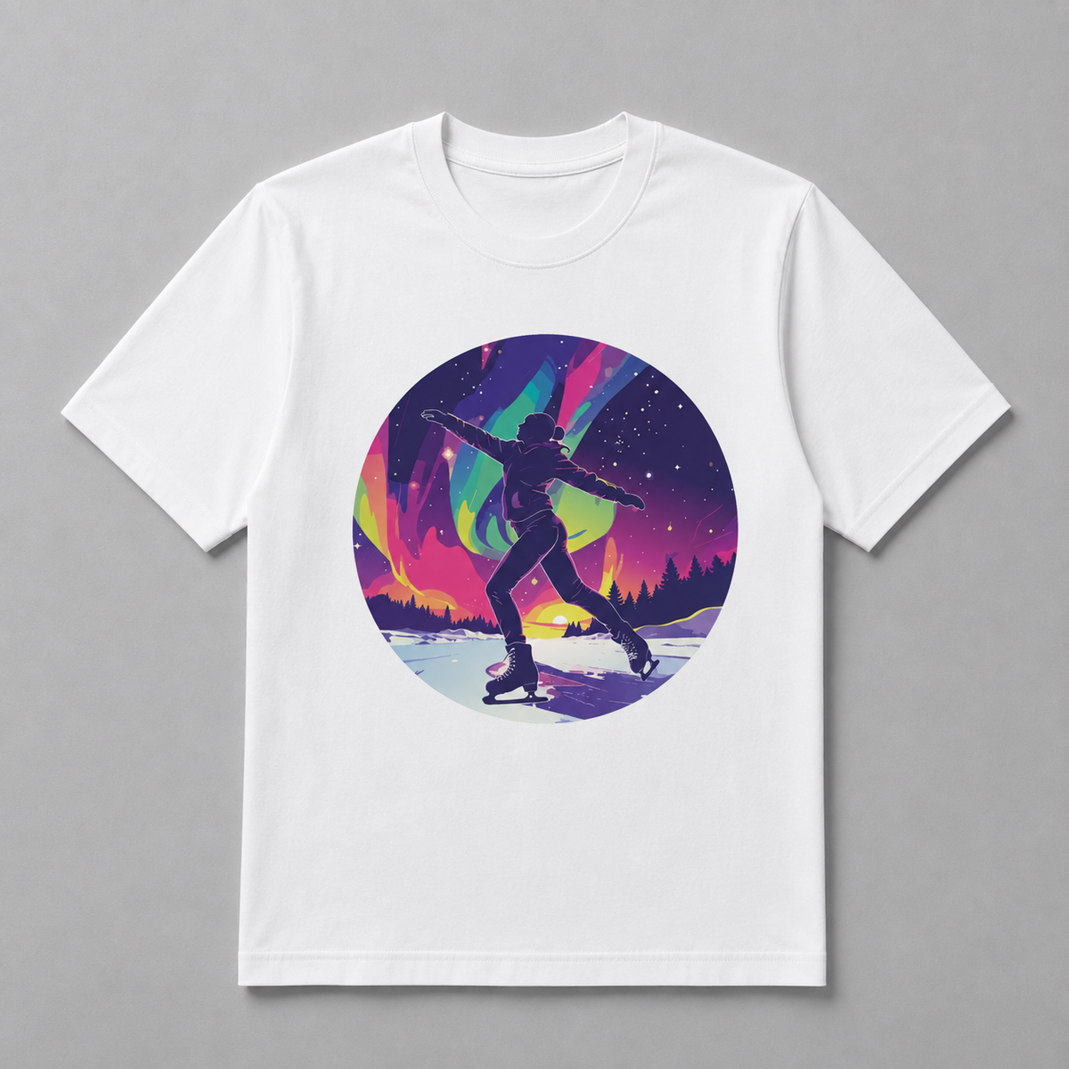 Winter Olympics - Mountain Carving Snowboarder Silhouette