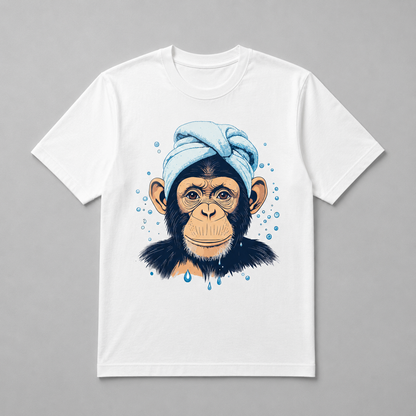 Animals - Bath Time Chimpanzee