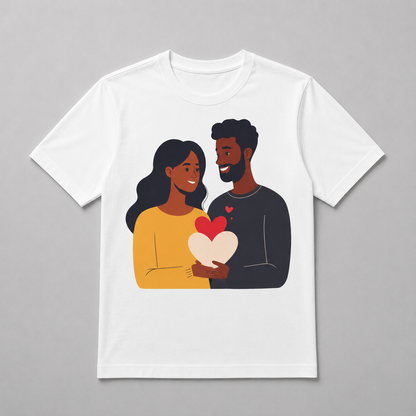 Valentine's Day - Shared Hearts Couple