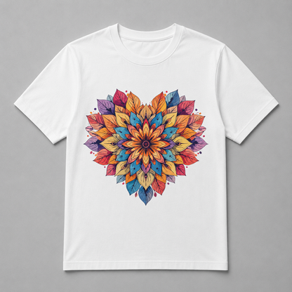 Valentine's Day - Floral Mandala Heart