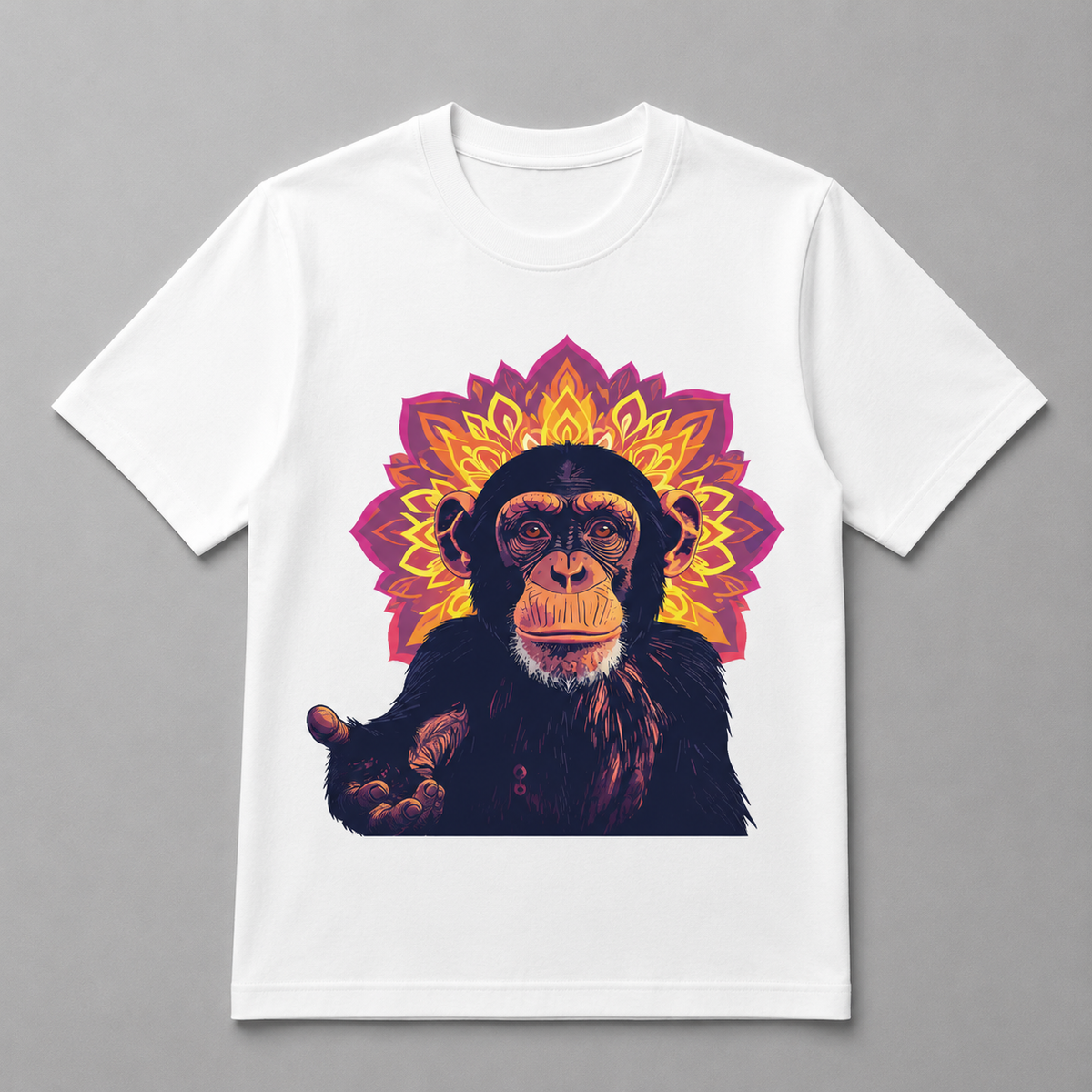 Animals - Psychedelic Mandala Chimpanzee