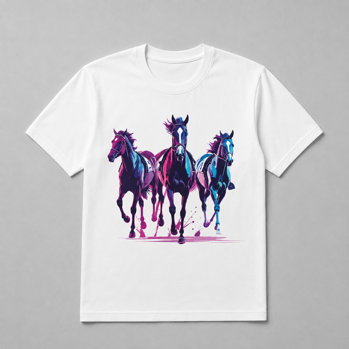 Animals - Neon Galloping Horse Trio