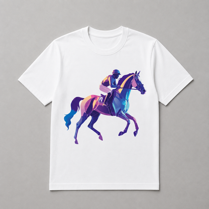 Animals - Neon Racing Stallion