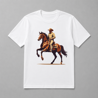 Animals - Western Horseback Cowboy