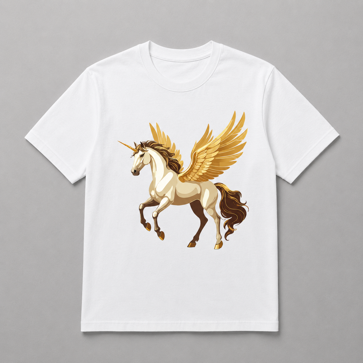 Animals - Golden Celestial Pegasus Unicorn