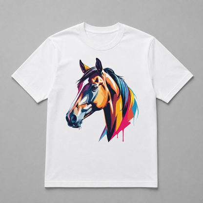Animals - Vibrant Pop Art Horse Portrait