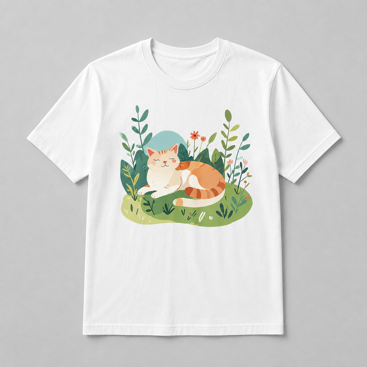 Animals - Peaceful Garden Cat