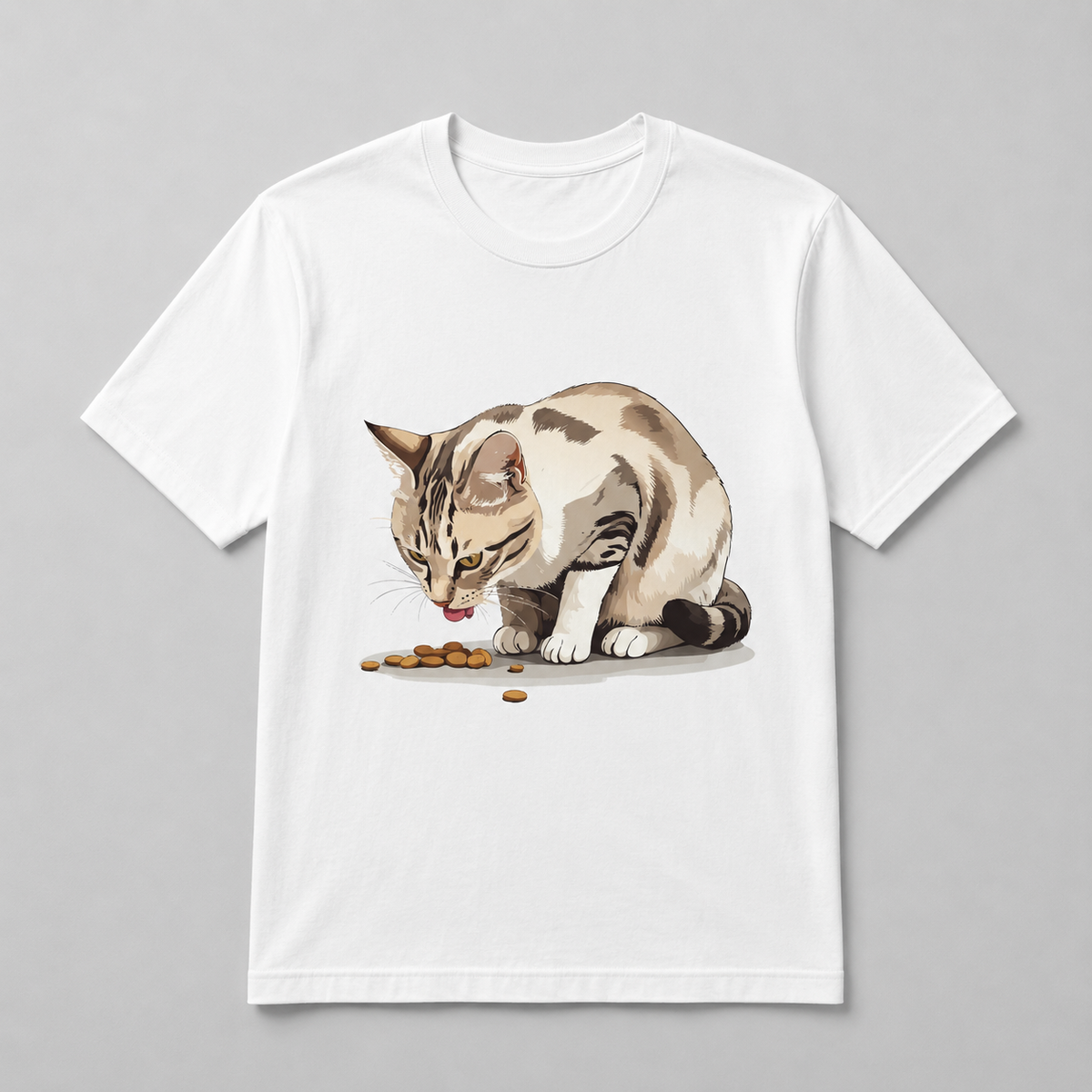 Animals - Happy Mealtime Cat