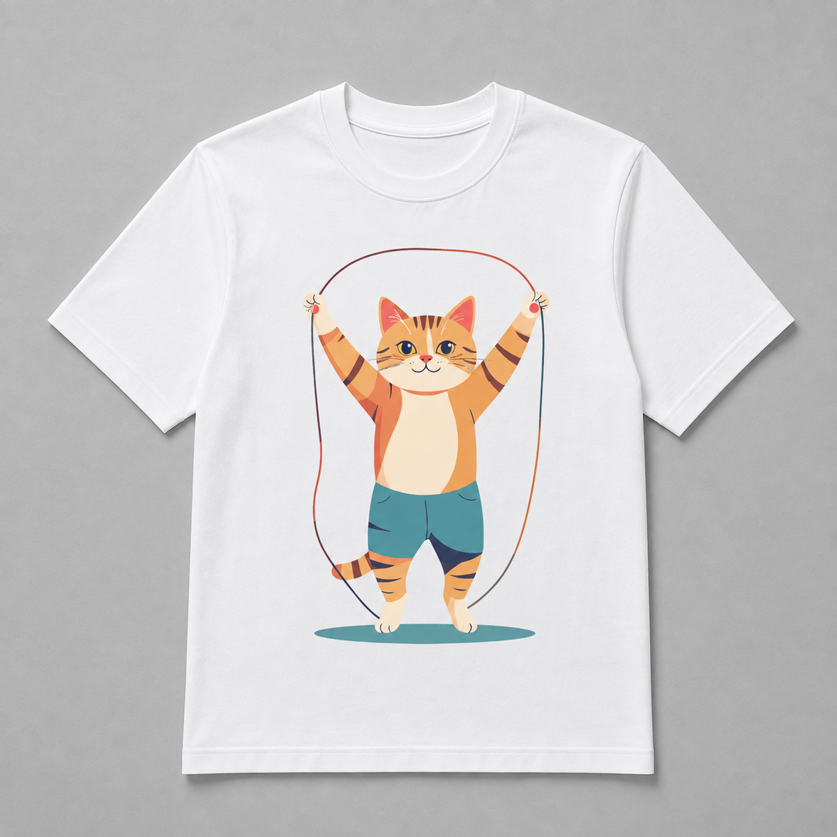 Animals - Jump Rope Fitness Cat