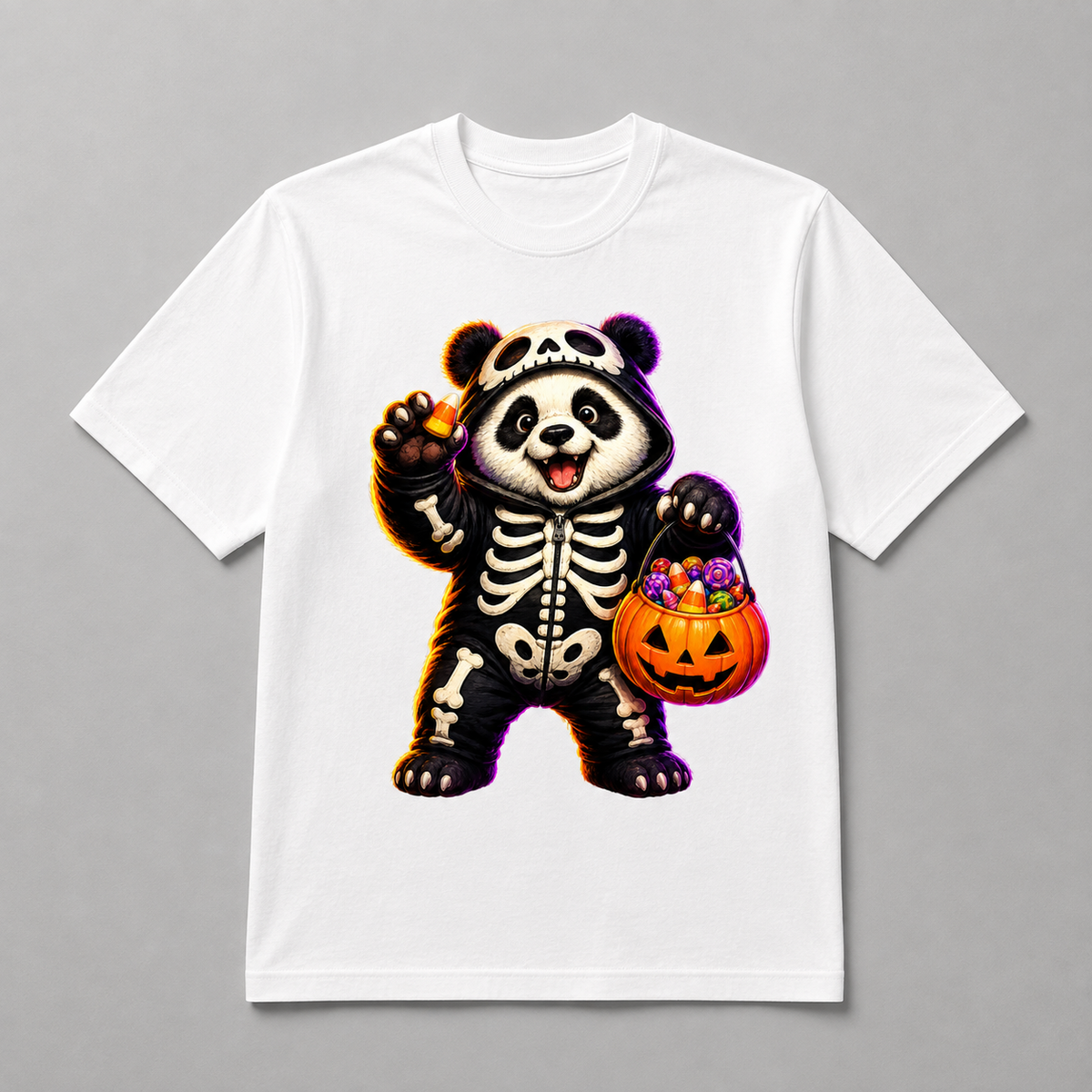 Halloween - Skeleton Trick-or-Treat Panda