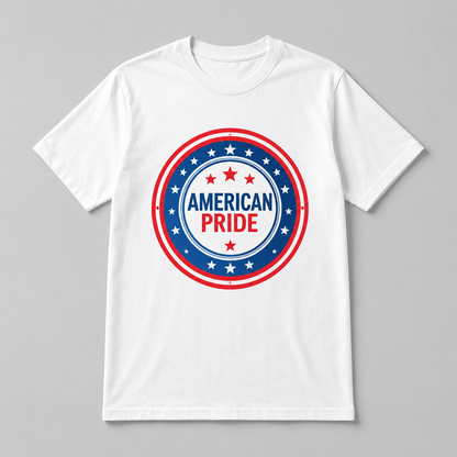 4th of July - American Pride Star Badge