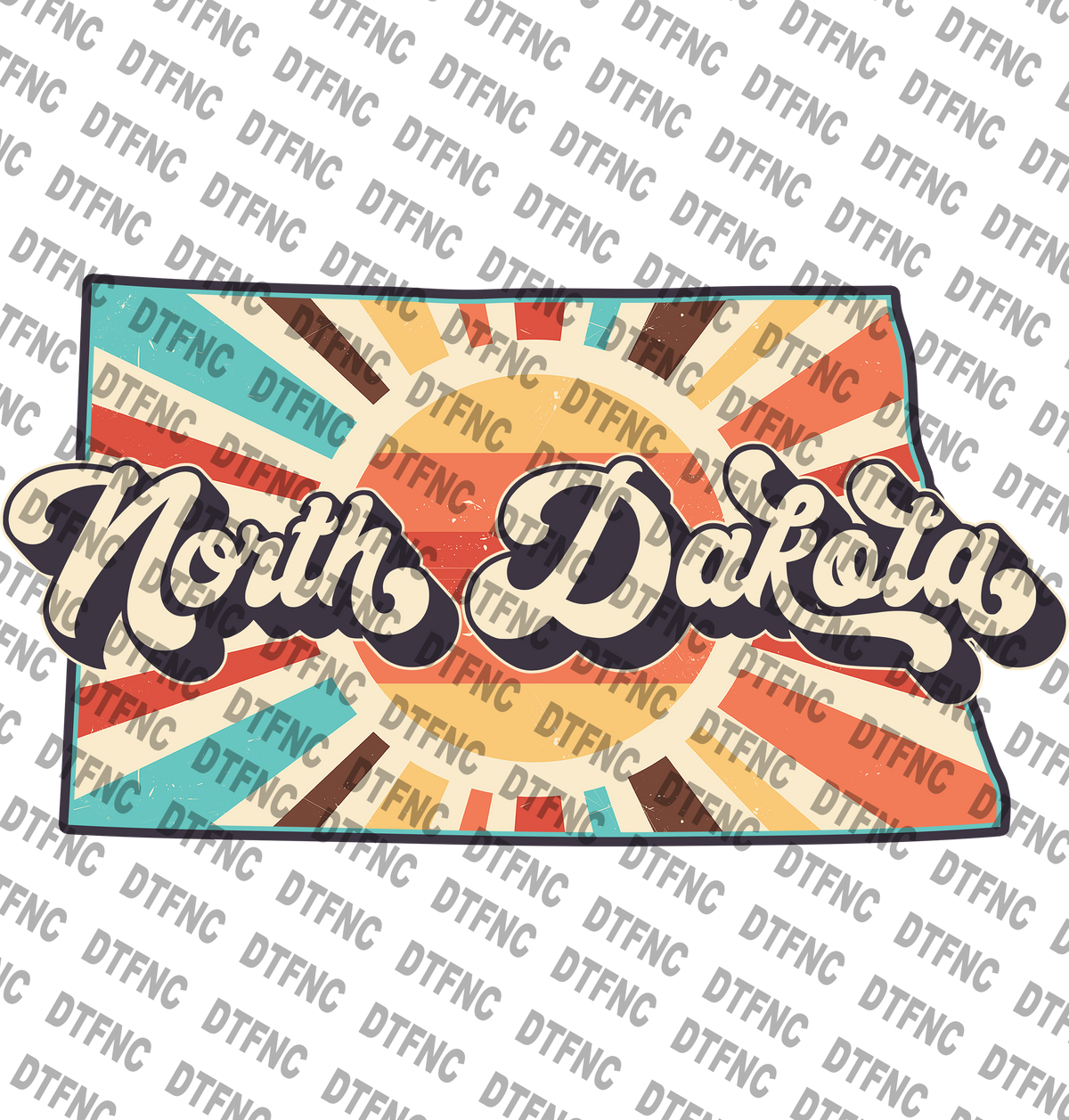 Retro North Dakota