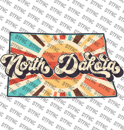 Retro North Dakota