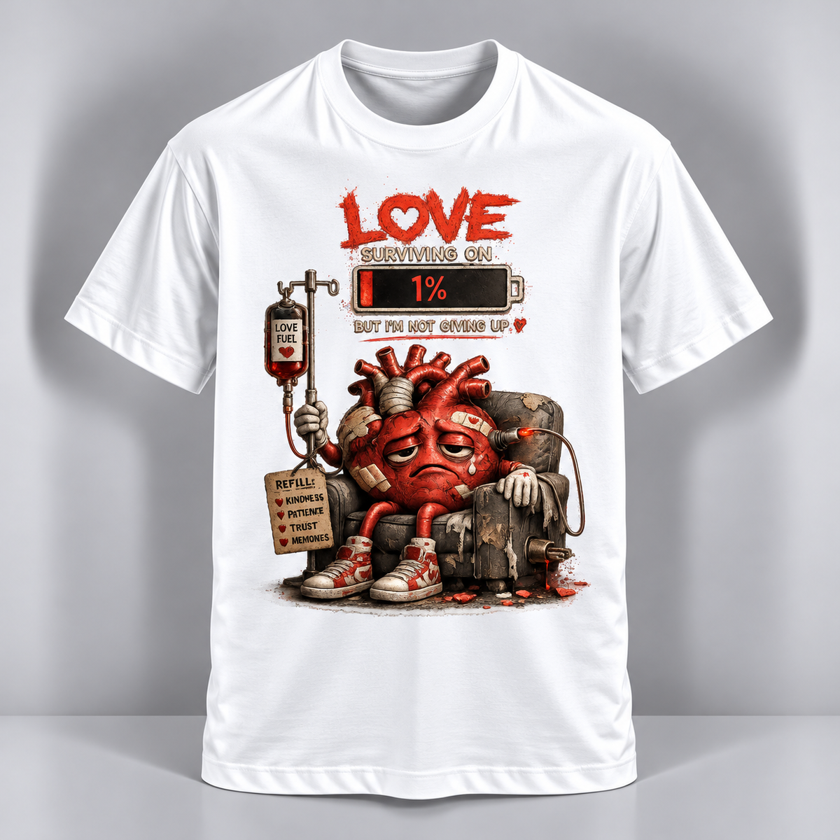 Valentine's Day - Love Surviving on 1% Heart