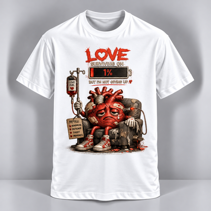 Valentine's Day - Love Surviving on 1% Heart