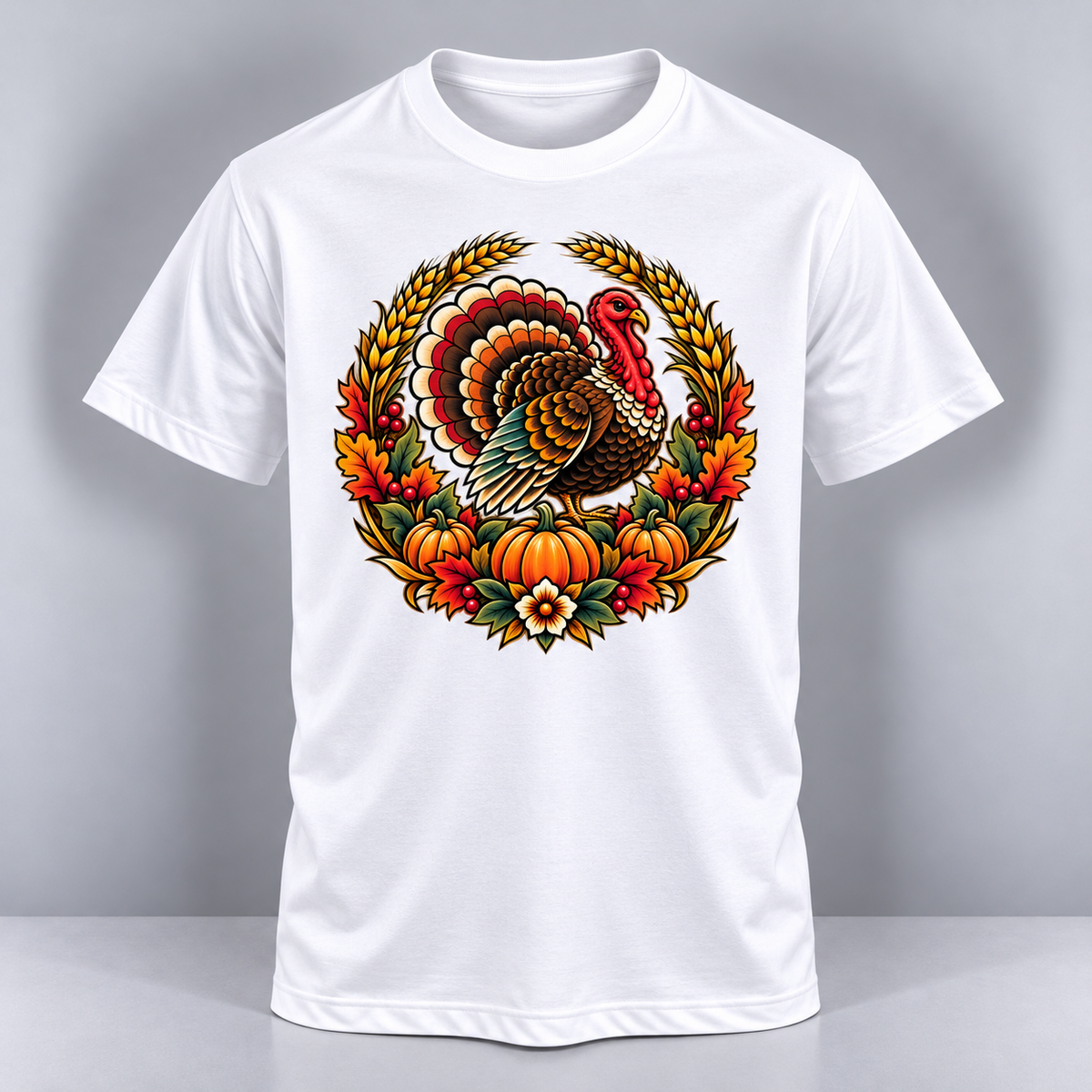 Thanksgiving - Autumn Harvest Turkey Crest