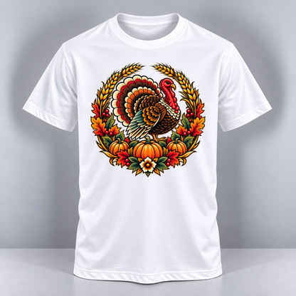 Thanksgiving - Autumn Harvest Turkey Crest