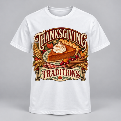Thanksgiving - Thanksgiving Traditions Pumpkin Pie