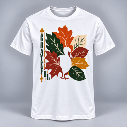 Thanksgiving - Grateful Autumn Leaves