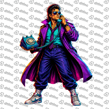 Retro & Vintage - Neon Outlaw Phone Call